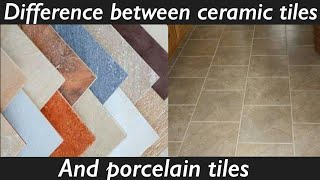 Ceramic tiles vs vitrfied tiles diffrence [upl. by Skardol354]