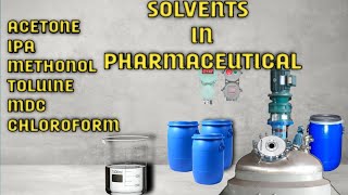 solvents in pharma production company  solvents  telugu pharmaceutical [upl. by Aicenod]