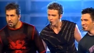 NSYNC  It’s Gonna Be Me Live Performances  No Strings Attached Tour  Super Bowl 35 20002001 [upl. by Ase]