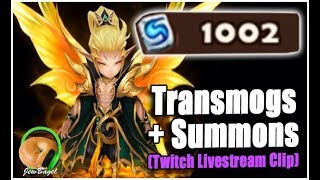 SUMMONERS WAR  Transmogs  Summons Twitch Livestream Clip [upl. by Tnomel]