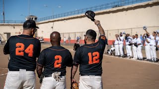 San Quentin hosts first ever allincarcerated softball game [upl. by Seni]