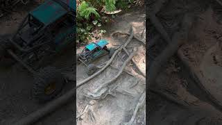 Axial Capra w dig Hobbysoul wheels n mudslingers 22 Fusion se 2 in 1 [upl. by Taryn]