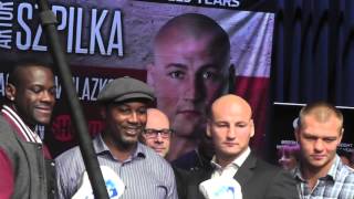 wilder vs szpilka with lennox lewis EsNews Boxing [upl. by Neros]