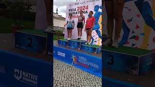 Meia Maratona de Leiria 2024 Podium F45 highlights 🥇🏆 shorts running meiamaratona leiria [upl. by Aicyle]