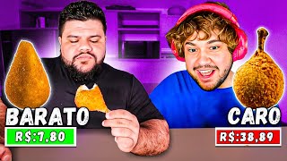 Coxinha CARA VS Coxinha BARATA  React Thiago Quatroque [upl. by Ocimad]