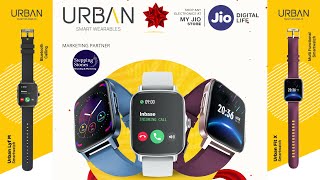 Urban Smart Watches unveiled Urban Lyf M and Urban Fit X Smart Watches at My jio  Stepping Stones [upl. by Chuipek]