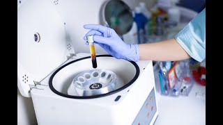 Centrifugation for blood Glucose test Wear Gloves and lab coat always [upl. by Sela]