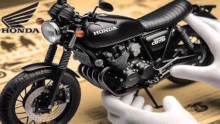 FULL BUILD  BIG 16 Model Scale HONDA CB 75OF Tamiya Rare Model Kit [upl. by Zashin]