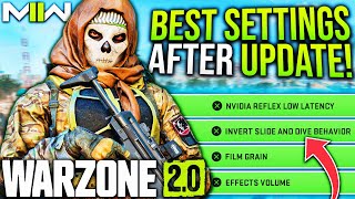 WARZONE New BEST SETTINGS You NEED To Be Using Best Graphics Controller amp Audio Settings [upl. by Nurse]