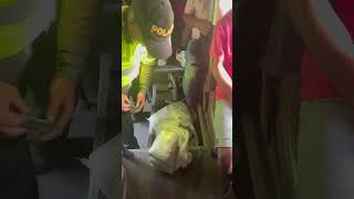 Policía detuvo a pasajero que trasladaba 3 kilos de marihuana en bus intermunicipal en Sabanagrande [upl. by Legnalos]