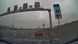 Crossing on Euro Tunnel Train from Folkestone to Calais [upl. by Nedloh]