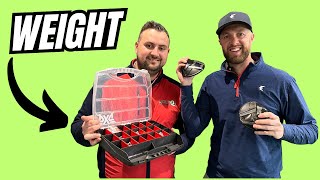 How do different SWINGWEIGHTS effect BALL FLIGHT… golf customfitting [upl. by Ayikin613]