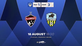 Super Liga 2024  Faza 1 Etapa 3  FC Floresti  FC Zimbru  18 august 1800 [upl. by Thant251]