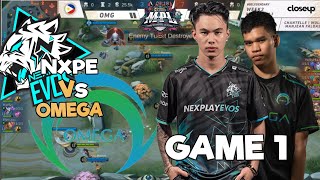 BAKA RENEJAY TO  NXP Evos vs OMEGA Esports GAME 1 HIGHLIGHTS  MPL PH S8 [upl. by Elbon492]