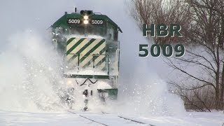 HBR 5009  Bashing Snow Near Serena Illinois on 172014 [upl. by Yelahs]