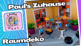 Playmobil  Pauls Zuhause  Raumdeko City Life Modernes Wohnhaus 9266 [upl. by Anneg442]