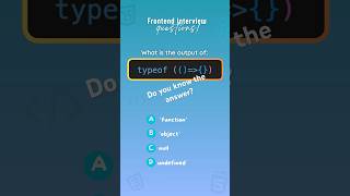 Javascript interview question Quiz 75 javascript react interview developer coding programming [upl. by Audy]