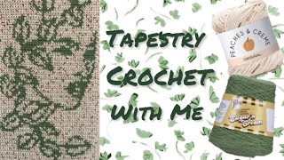 Tapestry Crochet with me [upl. by Stilu]