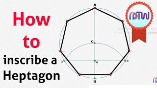 Inscribing Heptagon inside a circle [upl. by Ofella]