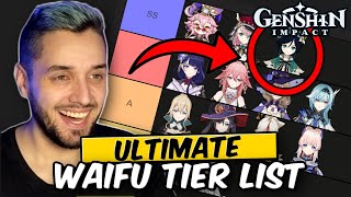 The ULTIMATE Genshin Impact Waifu Tier List [upl. by Francklyn]