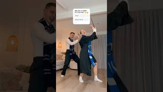 APT DANCE by ROSÉ amp Bruno Mars 😅  dance trend viral couple funny shorts [upl. by Ainahpets]