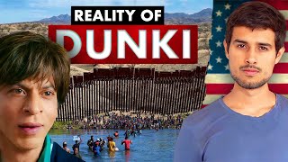 Real Story of Dunki  How Indians Cross US Mexico Border  Donkey Process  Dhruv Rathee [upl. by Alithia887]