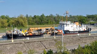 USCG Bristol Bay downbound at Lock 7 May 19 2024 [upl. by Ciro517]