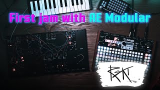 First jam with AE Modular Starter Rack 2 [upl. by Yrreiht]