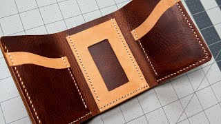 Making a Traditional Trifold Wallet [upl. by Tripp]