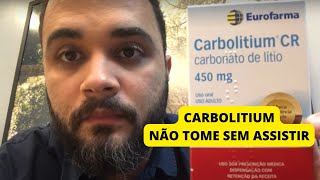 Carbolitium CR Não Tome Sem Assistir [upl. by Sofko220]