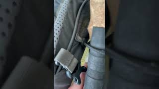 Easy DIY stowonthego trekking pole system mod for REI Flash 55 pack works on most packs [upl. by Ihc]