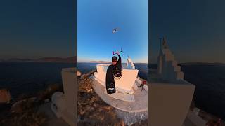 Actions Of A Crazy Man 😱 Pro Kitesurfer Jumps Off Roof 🤯 [upl. by Mikkanen]