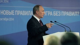 Путин Выступление на заседании международного дискуссионного клуба «Валдай» 24102014 [upl. by Adallard511]