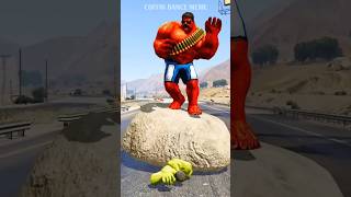 GTA V  RED HULK BEAT HULK MCU  Coffin Dance Song Cover shorts [upl. by Bondie]