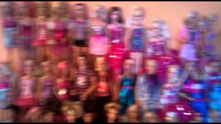 My New Barbie Dolls from the santa D [upl. by Nemzzaj58]