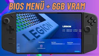 BIOS Menü öffnen auf dem Lenovo Legion Go  VRAM anpassen [upl. by Dedie]