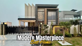 Inside the Most Luxury 1 Kanal Fully Furnished Designer House in Dha Lahore [upl. by Anaitat93]