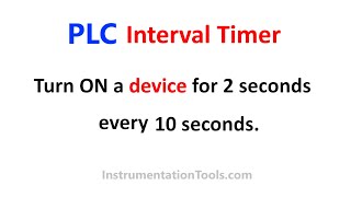 Siemens Tia Portal  PLC Program for Interval Timer [upl. by Eirruc]