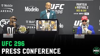 UFC 296 Press Conference Leon Edwards vs Colby Covington Full [upl. by Eyr438]