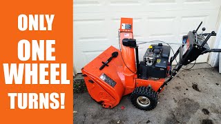 Ariens Snowblower Has No Traction On Left Wheel  Lets Fix It donyboy73 ariens snowblower [upl. by Ytsrik475]