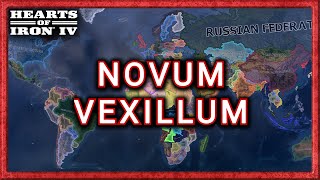 Novum Vexillum a Hearts of Iron 4 Mod  AI Timelapse [upl. by Hannavahs]