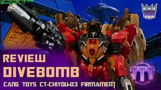 Review Cang Toys CTCHIYOU03 Firmament Divebomb  ToyTesterTeo Masterpiece Toy Collection [upl. by Arlan]