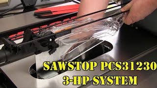 SawStop PCS31230 TGP252 3 HP Professional System Review 2019 [upl. by Hefter675]