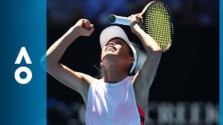 Garbińe Muguruza v Hsieh SuWei match highlights 2R  Australian Open 2018 [upl. by Laohcin]