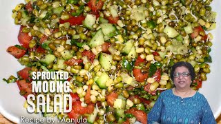 Sprouted Moong Salad  Sprouted Moong Salad Recipe  Sprouted Moong Dal Salad [upl. by Ed]