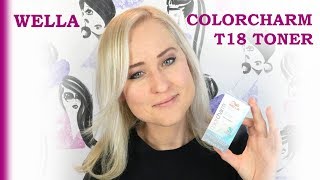 WELLA COLOR CHARM T18  REVIEW  Dazzling Beauty [upl. by Aloz727]