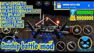 Gunship Battle mod Apk 2024 version All planes unlocked [upl. by Ivets]