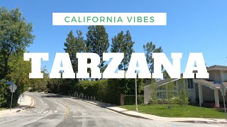 4k Scenic Views Of Tarzana  Exploring Los Angeles California  California Vibes [upl. by Belter]