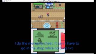 How to cheat on pokemon platinum DeSmuMe [upl. by Mignon]