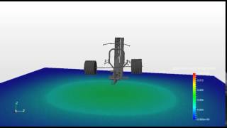 Drop of a Barbell  Harmonic FEA Simulation with SimScale [upl. by Gathers135]